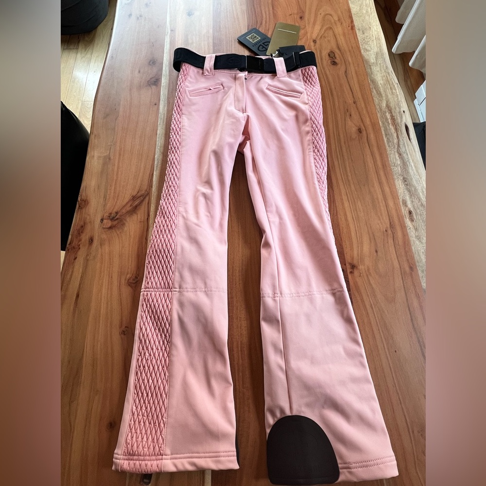 Goldbergh Brooke Pippa Ski Pants Pink Cotton Candy NWT SIZE US 12 Waterproof